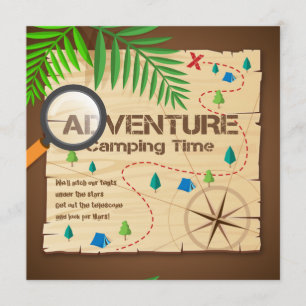 Adventure Camp Invitation