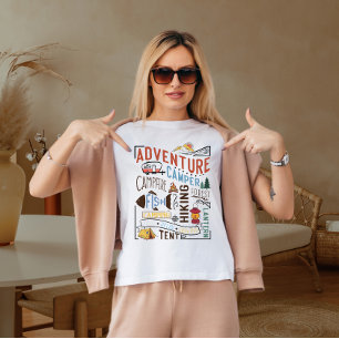 Adventure camper campfire  T-Shirt