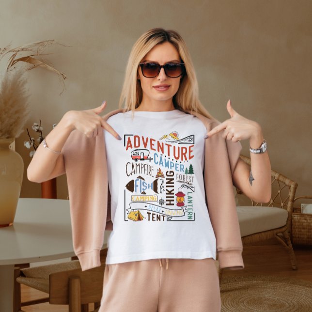 Adventure camper campfire  T-Shirt (Creator Uploaded)