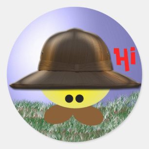 Adventure Classic Round Sticker