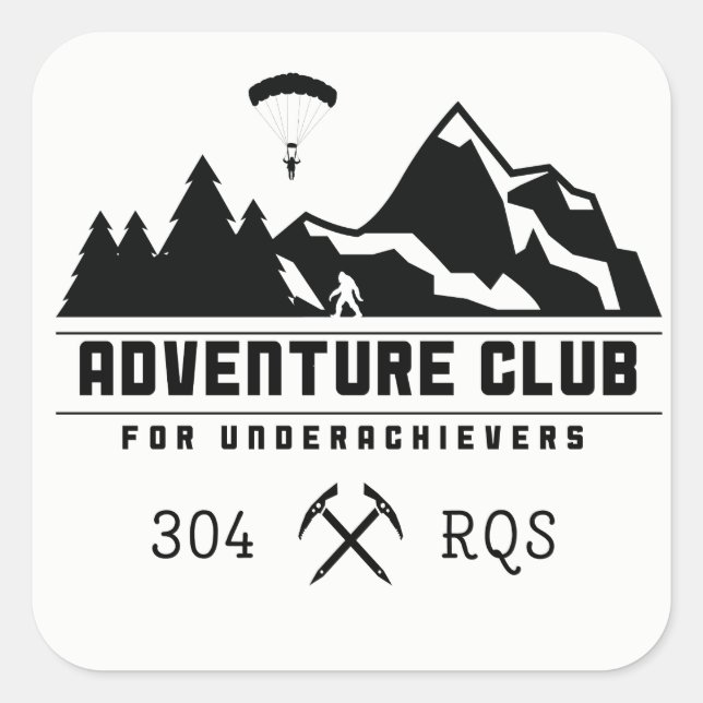 Adventure Club for Underachievers/304 RQS stickers (Front)