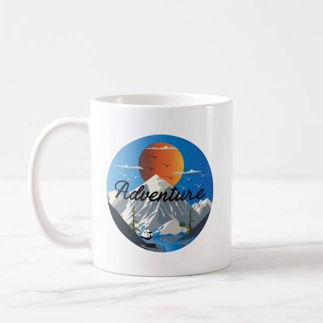 Adventure Coffee Mug (Left)