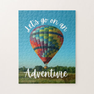 Adventure Colourful Hot Air Balloon Jigsaw Puzzle