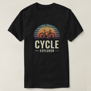  Adventure Cycle Lover Quote"Cycle explorer" T-Shirt