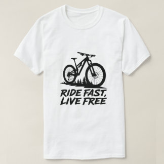 Adventure Cycling Quote Mountain Bike Design T-Shirt