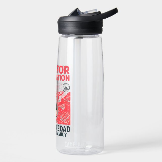 Adventure Dad – BUILT FOR EXPLORATION Water Bottle (Left)