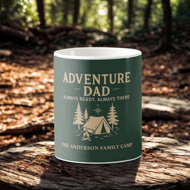 Adventure Dad Personalised Camping  Coffee Mug (Creator Uploaded)