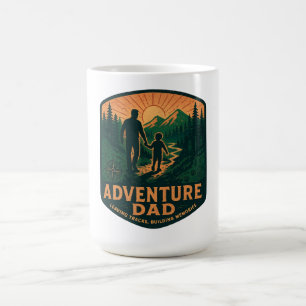 Adventure Dad Shirt – Vintage Outdoor hiking Coffee Mug
