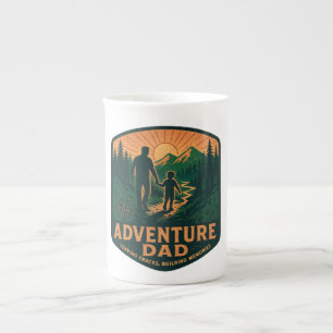 Adventure Dad – Vintage Outdoor hiking Bone China Mug