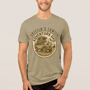 Adventure Dad – WEEKEND EXPEDITION CLUB Tri-Blend Shirt