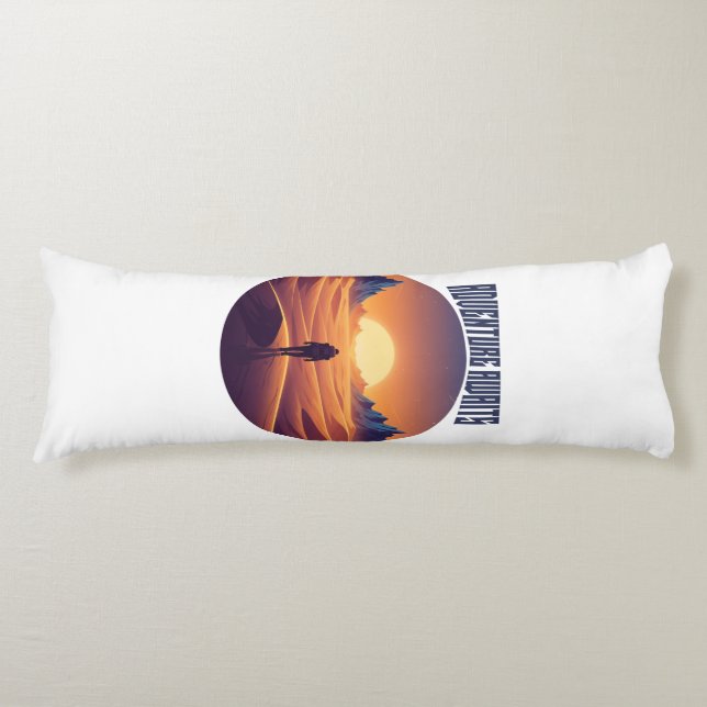 Adventure Desert Tee — Chasing Dunes & Desert Sky Body Cushion (Front)
