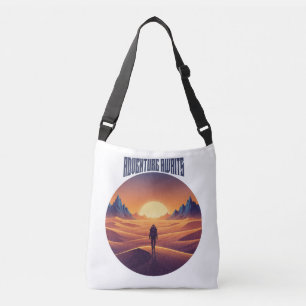 Adventure Desert Tee — Chasing Dunes & Desert Sky Crossbody Bag