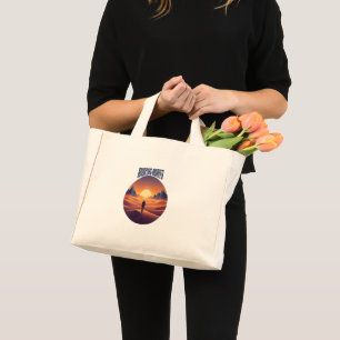 Adventure Desert Tee — Chasing Dunes & Desert Sky Mini Tote Bag
