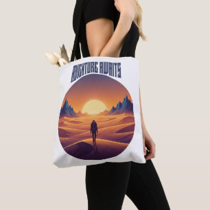 Adventure Desert Tee — Chasing Dunes & Desert Sky Tote Bag