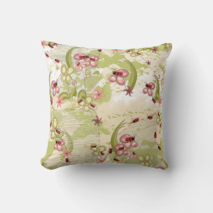 Adventure Ditsy Ladybirds Cushion