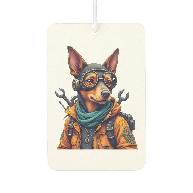 Adventure Dog   Car Air Freshener (Front)