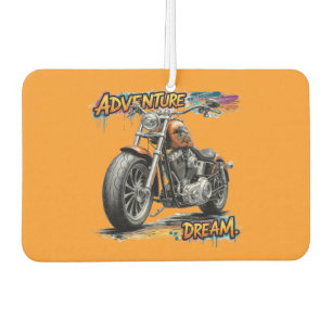 Adventure Dream Ride – Vintage Chopper Motorcycle Car Air Freshener