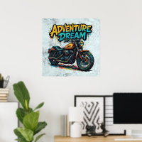 Adventure Dream Ride / Vintage Chopper Motorcycle