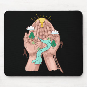 Adventure Environmental Protection Mountaineering Mouse Pad