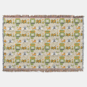 Adventure Equipment Throw Blanket