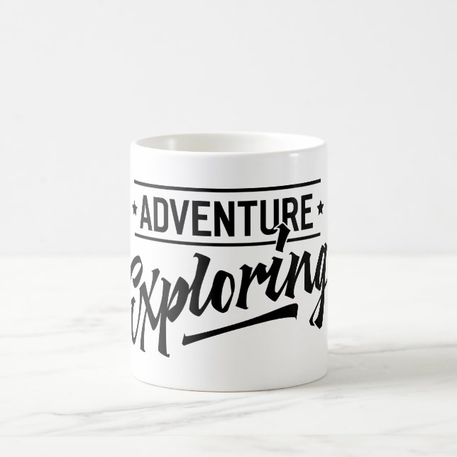 Adventure Exploring Coffee Mug (Center)