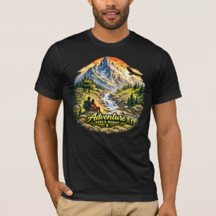 Adventure Feels Right Island Summer Tee USA