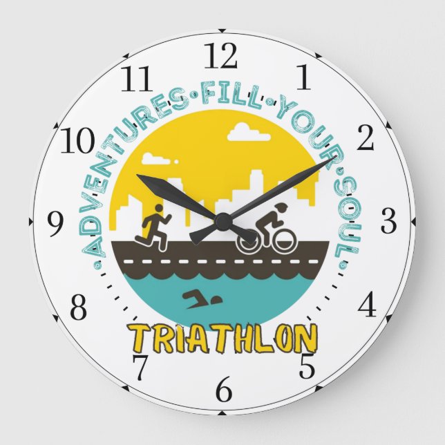 Adventure fill your soul Acrylic Wall Clock (Front)