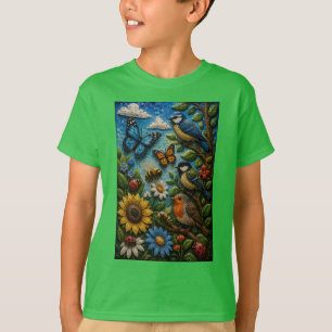Adventure Garden 3D Mosaic T-Shirt