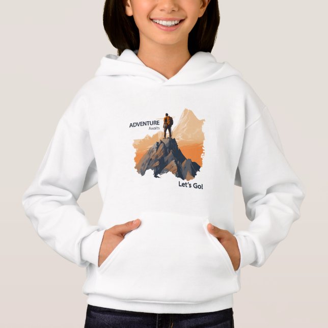 Adventure Hiking, Adventure Awaits, Let’s Go! (Front)