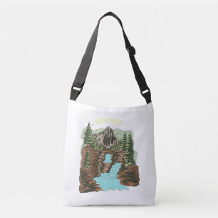 Adventure Hiking Travel Bossica Crossbody Tote Bag