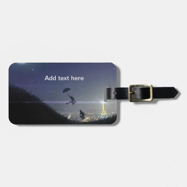 Adventure in Paris Luggage Tag (Front Horizontal)