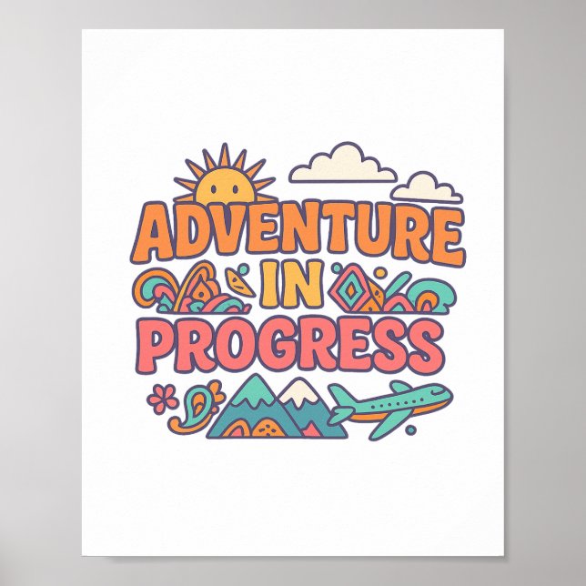 Adventure in Progress Wall Art (Front)