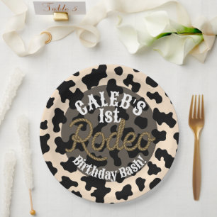 Adventure in the Wild West Rodeo Birthday Paper Plate