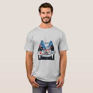Adventure in Time Mountain Clock Notebook T-Shirt