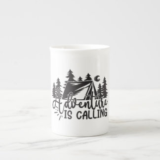 Adventure Is Calling Bone China Mug