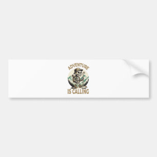 Adventure is calling bumper sticker