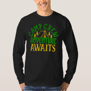 Adventure Is Calling Camp Crew Camping T-Shirt