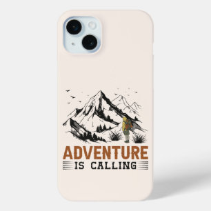 Adventure Is Calling iPhone 15 Mini Case