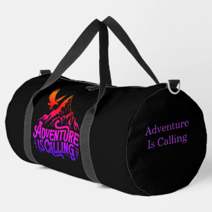 Adventure Is Calling Design Duffle Bag