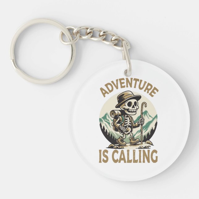 Adventure is calling key ring (Front)