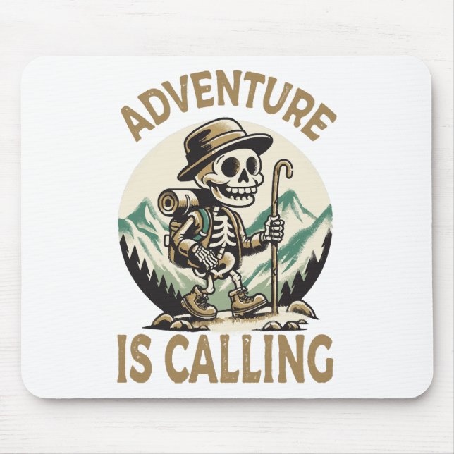 Adventure is calling mouse pad (Front)