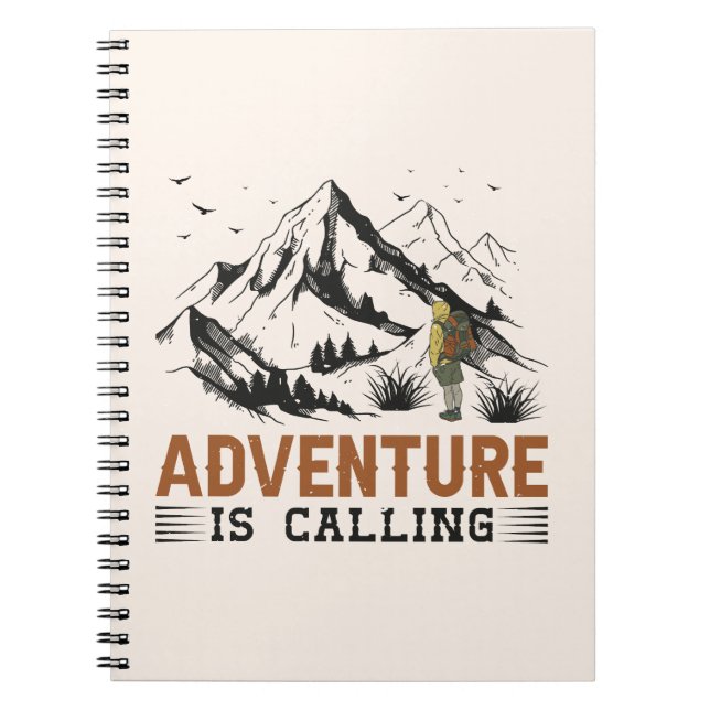 Adventure Is Calling Notebook (Front)