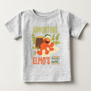 Adventure is Elmo's Middle Name Baby T-Shirt