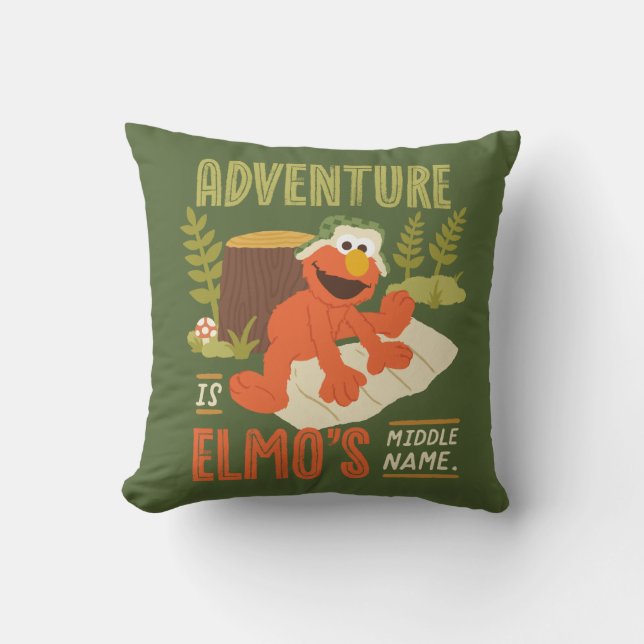 Adventure is Elmo's Middle Name Cushion (Front)
