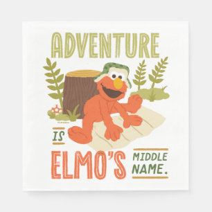 Adventure is Elmo's Middle Name Napkin