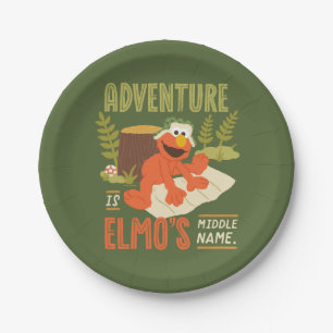 Adventure is Elmo's Middle Name Paper Plate