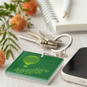 Adventure is out there 2 key ring