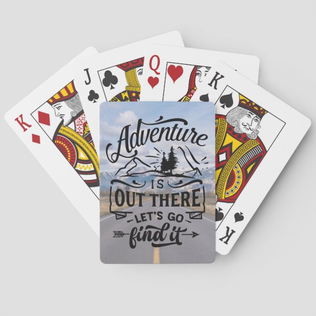 Adventure is Out There Playing Cards (Back)