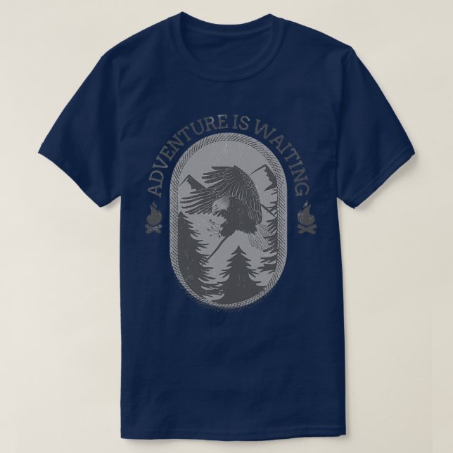ADVENTURE IS WITING Classic TShirt (Design Front)