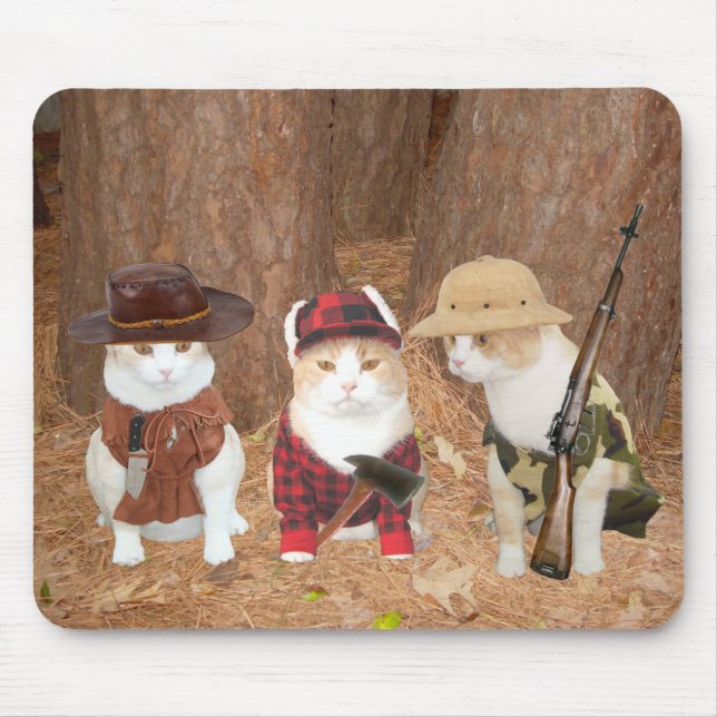 Adventure Kitties Mouse Pad (Front)